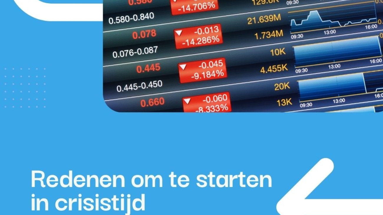 Redenen om te starten in crisistijd